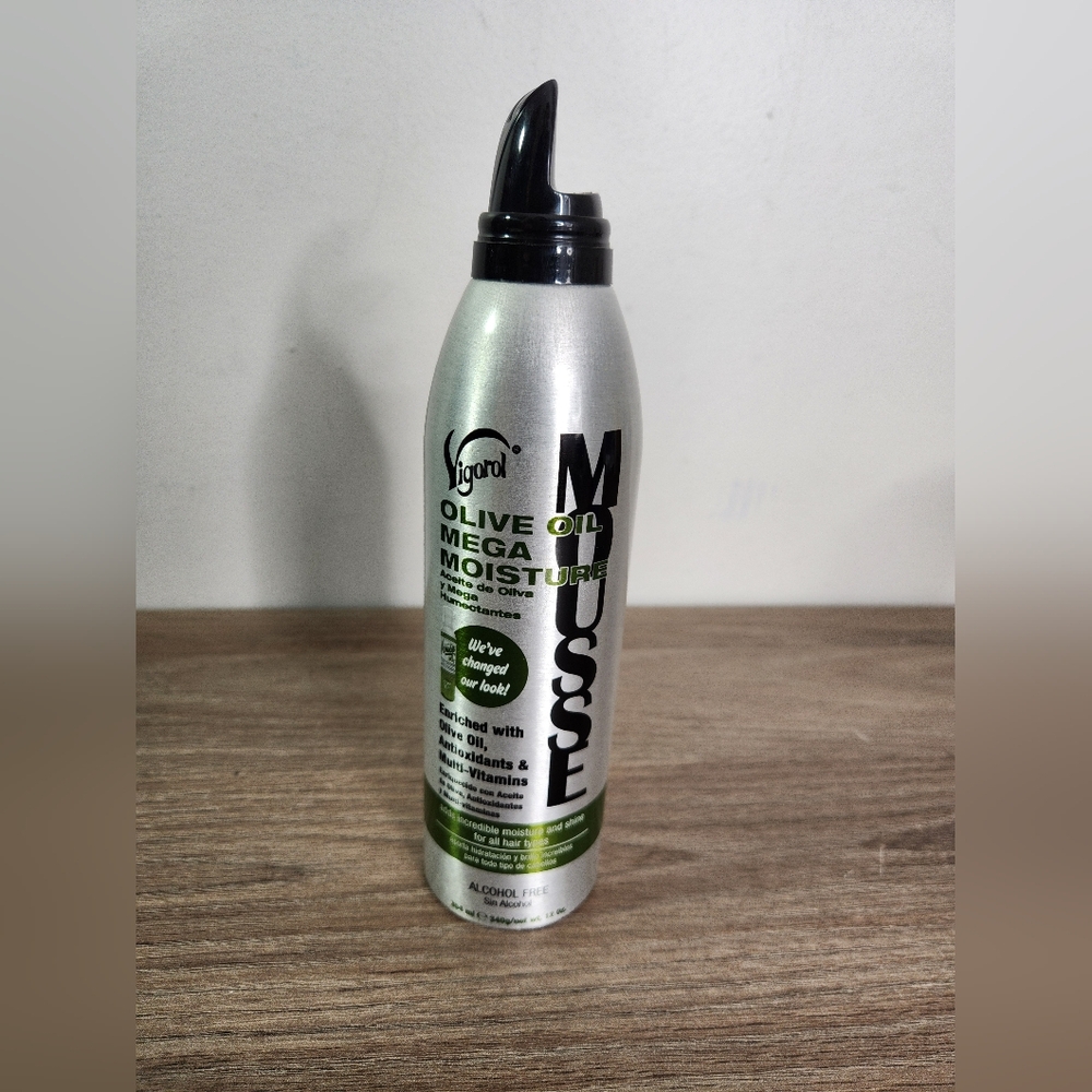Vigorol Mousse Olive Oil Mega Moisture 12 oz